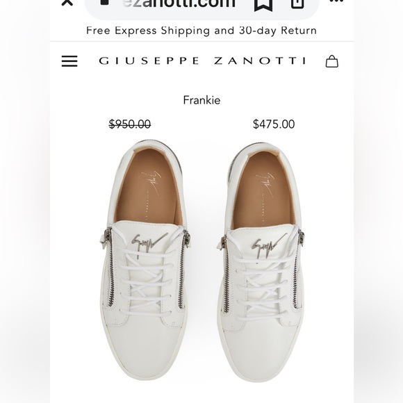 Giuseppe Zanotti Frankie women sneakers, size 37, 6.5 US - Picture 16 of 16